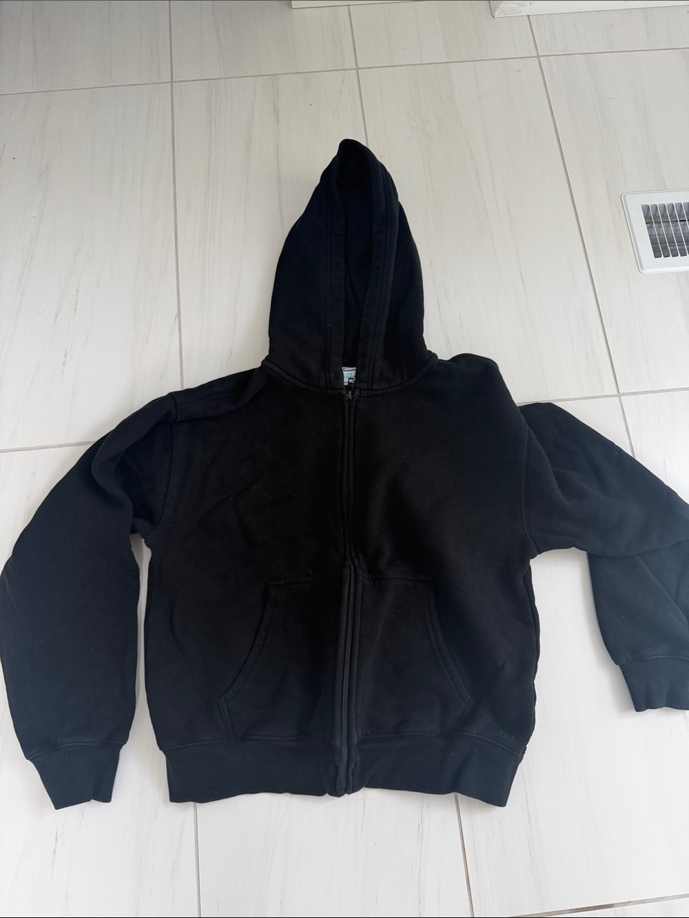 TNA Black Full‑Zip Hoodie